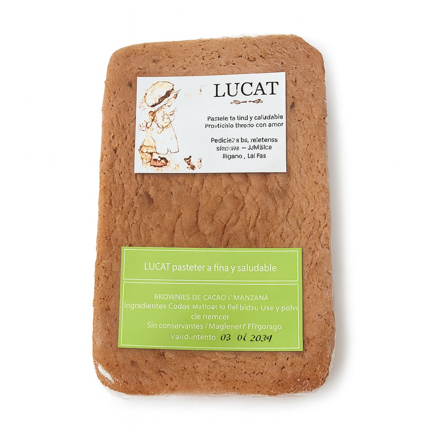 Brownie de manzana y cacao