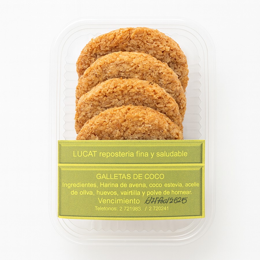 Galletas de coco y avena