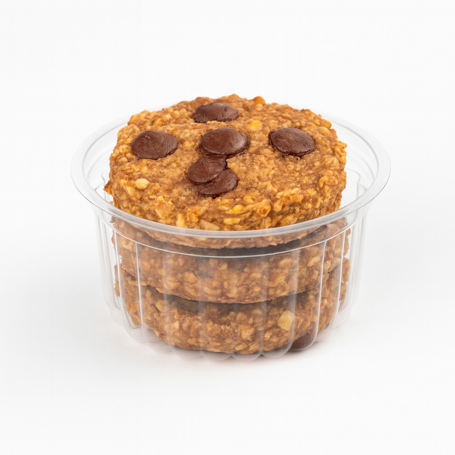 Galletas de plátano y avena con chocochips