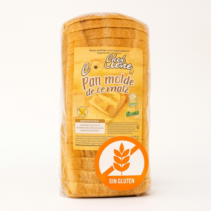 Pan molde de 4 cereales sin gluten