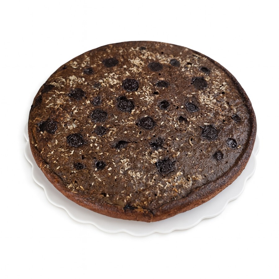 Tarta choco-banana fit