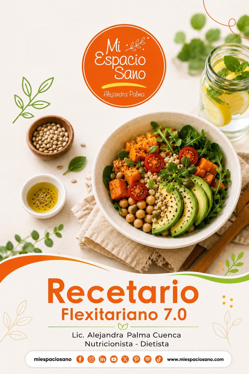 Portada del Recetario Flexitariano 7.0